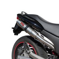 Pot echappement compatible avec Honda Hornet Cb 600 F 1998-2002, Deeptone Inox, Échappement légal, homologué,silencieux avec db killer amovible et tuyau de liaison spécifique 
