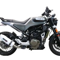 Pot echappement compatible avec Husqvarna Vitpilen 401 2020-2020, Albus Evo4, Échappement légal, homologué,silencieux avec db killer amovible et tuyau de liaison spécifique 