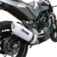 Pot echappement compatible avec Husqvarna Vitpilen 401 2020-2020, Albus Evo4, Échappement légal, homologué,silencieux avec db killer amovible et tuyau de liaison spécifique 
