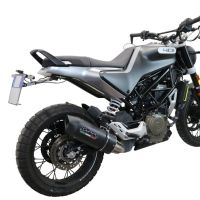 Pot echappement compatible avec Husqvarna Vitpilen 401 2020-2020, Furore Evo4 Nero, Échappement légal, homologué,silencieux avec db killer amovible et tuyau de liaison spécifique 