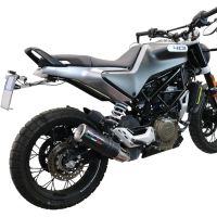 Pot echappement compatible avec Husqvarna Vitpilen 401 2021-2023, M3 Black Titanium, Échappement légal, homologué,silencieux avec db killer amovible et tuyau de liaison spécifique 