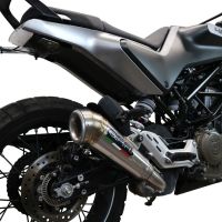 Pot echappement compatible avec Husqvarna Vitpilen 401 2021-2023, Powercone Evo, Échappement légal, homologué,silencieux avec db killer amovible et tuyau de liaison spécifique 