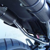 Pot echappement compatible avec Honda Fmx 650 2005-2008, Inox Tondo, Paire de pot d'échappement homologuées, livrées avec db killer amovible et raccords spécifiques 