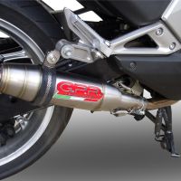 Pot echappement compatible avec Honda Integra 750 2014-2015, Deeptone Inox, Échappement légal, homologué,silencieux avec db killer amovible et tuyau de liaison spécifique 