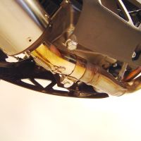 Pot echappement compatible avec Kawasaki Versys 650 2006-2014, Satinox , Échappement légal, homologué,silencieux avec db killer amovible et tuyau de liaison spécifique 