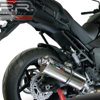 Pot echappement compatible avec Kawasaki Versys 1000 I.E. 2011-2013, Trioval, Échappement légal, homologué,silencieux avec db killer amovible et tuyau de liaison spécifique 