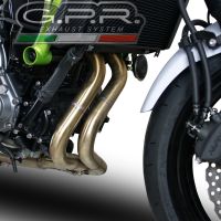 Pot echappement compatible avec Kawasaki Ninja 650 2023-2024, Deeptone Inox, Pot échappement complet, non légal pour les pays de l'UE, avec db killer amovible 