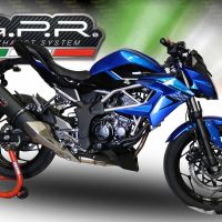 Pot echappement compatible avec Kawasaki Ninja 125 2021-2024, Furore Evo4 Nero, Échappement légal, homologué,silencieux avec db killer amovible et tuyau de liaison spécifique 
