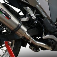 Pot echappement compatible avec Kawasaki Versys-X 300 2022-2023, Furore Evo4 Nero, Pot Echappement homologué pour les marchés non européens 