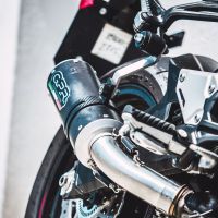 Pot echappement compatible avec Kawasaki Z 900 2017-2024, M3 Black Titanium, Échappement légal, homologué,silencieux avec db killer amovible et tuyau de liaison spécifique 