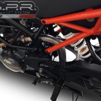 Pot echappement compatible avec Ktm Duke 250 2017-2020, Decatalizzatore, Suppresseur de cataliseu, décatalyseurr, article sans homologation 