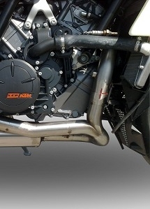 GPR exhaust compatible with  Ktm RC8R 2008-2014, New Grand Prix Evo Black Titanium, Full system exhaust including removable db killer and catalyst, EPA-compliant 