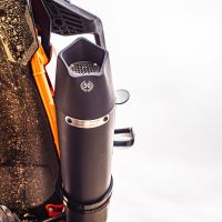 GPR exhaust compatible with  Ktm 890 DUKE 2021-2024, New Grand Prix Evo Black Titanium, Slip-on exhaust including removable db killer and link pipe, EPA-compliant 