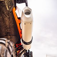 Pot echappement compatible avec Husqvarna Norden 901 2022-2024, Albus Evo4, Échappement légal, homologué,silencieux avec db killer amovible et tuyau de liaison spécifique 