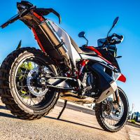 Pot echappement compatible avec Husqvarna Norden 901 2022-2024, M3 Inox , Échappement légal, homologué,silencieux avec db killer amovible et tuyau de liaison spécifique 