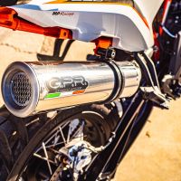Pot echappement compatible avec Husqvarna Norden 901 2022-2024, M3 Inox , Échappement légal, homologué,silencieux avec db killer amovible et tuyau de liaison spécifique 