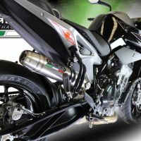 Pot echappement compatible avec Ktm Duke 790 2021-2024, Deeptone Inox, Pot échappement racing, avec les tuyaux de liaison, article sans homologation 