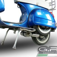 Pot echappement compatible avec Lml Star 200 4T a marce - 4ST with gears 2011-2016, Alluminio, Homologué et légal, système d'échappement complet, avec db killer amovible 