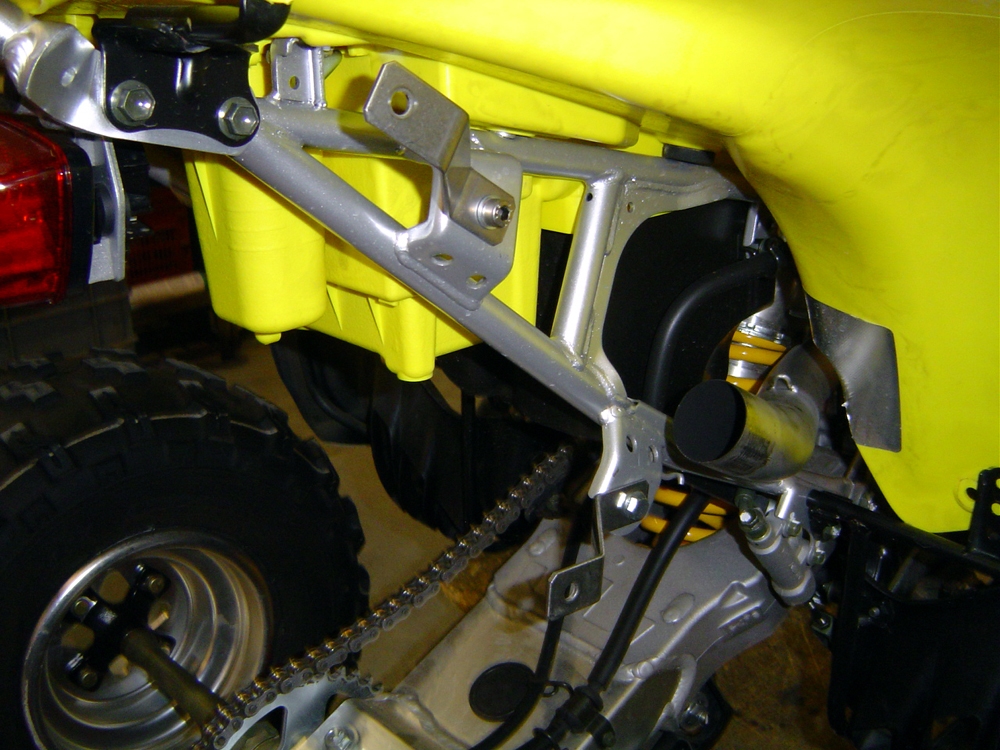 Pot echappement compatible avec Artic Cat DVX 400 2003-2008, Deeptone Atv, Homologué et légal, système d'échappement complet, avec db killer amovible 