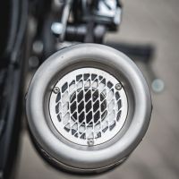 Pot echappement compatible avec Yamaha Tracer 700 2016-2019, M3 Black Titanium, Pot échappement complet, non légal pour les pays de l'UE, avec db killer amovible 
