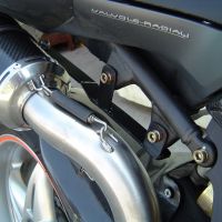 Pot echappement compatible avec Mv Agusta Brutale 750 S 2000-2006, Albus Ceramic, Échappement légal, homologué,silencieux avec db killer amovible et tuyau de liaison spécifique 