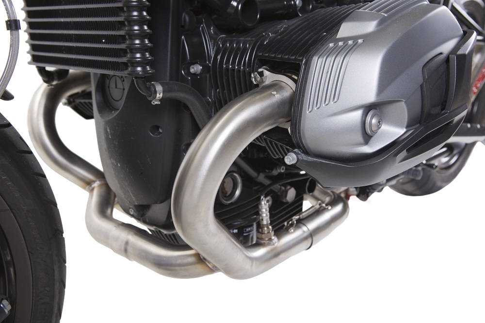 Pot echappement compatible avec Bmw R Nine-T 1200 -Pure -Racer -Scrambler -Urban G-S 2013-2019, Decatalizzatore, Suppresseur de cataliseu, décatalyseurr, article sans homologation 