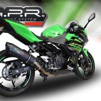 Pot echappement compatible avec Kawasaki Ninja 500 2023-2025, Furore Evo4 Nero, Échappement légal, homologué,silencieux avec db killer amovible et tuyau de liaison spécifique 