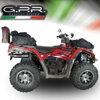 Pot echappement compatible avec Can Am Outlander 330 2005-2011, Deeptone Atv, Homologué et légal, système d'échappement complet, avec db killer amovible 