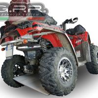 Pot echappement compatible avec Can Am Outlander 330 2005-2011, Deeptone Atv, Homologué et légal, système d'échappement complet, avec db killer amovible 