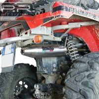 Pot echappement compatible avec Can Am Outlander 330 2005-2011, Deeptone Atv, Homologué et légal, système d'échappement complet, avec db killer amovible 