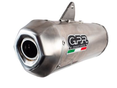 Pot echappement compatible avec Yamaha Kodiak 700 2008-2014, PENTACROSS INOX, Échappement légal, homologué,silencieux avec db killer amovible et tuyau de liaison spécifique 