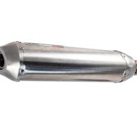 Pot echappement compatible avec Yamaha WR 450 F 2012-2015, Pentacross Inox, Pot échappement racing, silencieux avec raccord spécifique et db killer amovible 