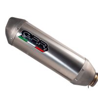 Pot echappement compatible avec Gas Gas EC 450F 2024-2025, Pentacross Inox, Pot d'échappement complet racing, compris de collecteur et db killer amovible, sans homologation 