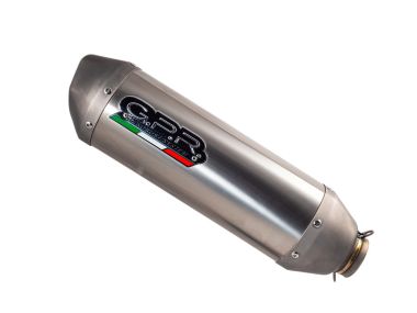Pot echappement compatible avec Ktm SX-F 250 2019-2022, Pentacross Inox, Pot d'échappement complet racing, compris de collecteur et db killer amovible, sans homologation 