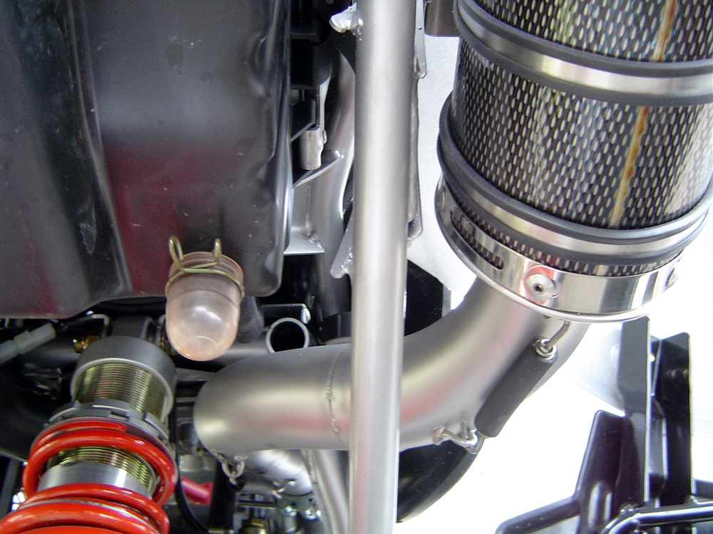 Pot echappement compatible avec Polaris Predator 500 2003-2010, Deeptone Atv, Homologué et légal, système d'échappement complet, avec db killer amovible 