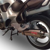 Pot echappement compatible avec Bmw R 1100 Rt 1994-2001, Trioval, Échappement légal, homologué,silencieux avec db killer amovible et tuyau de liaison spécifique 