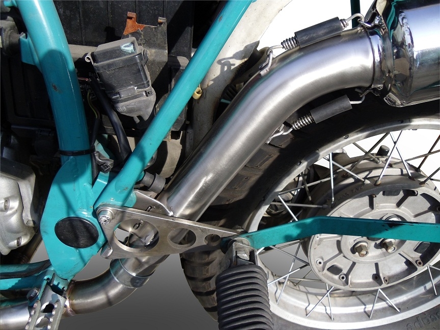 Pot echappement compatible avec Bmw R 80 Gs 1980-1987, Decatalizzatore, Suppresseur de cataliseu, décatalyseurr, article sans homologation 
