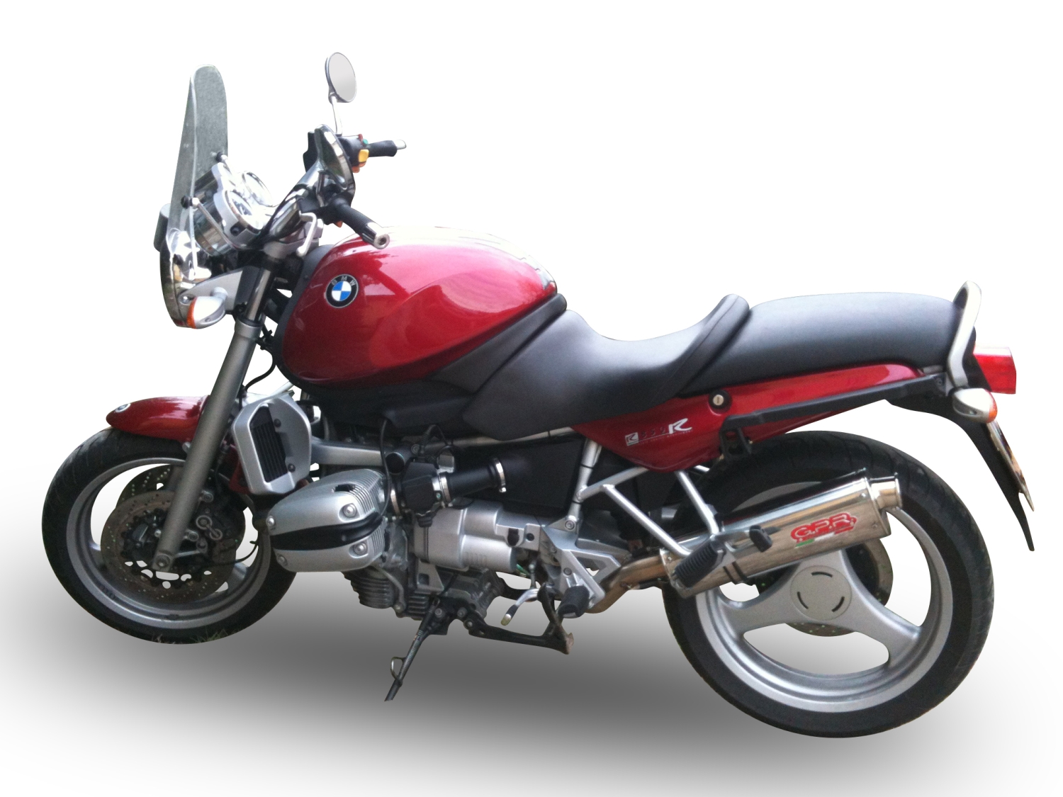 Pot echappement compatible avec Bmw R 1100 Rt 1994-2001, Trioval, Échappement légal, homologué,silencieux avec db killer amovible et tuyau de liaison spécifique 