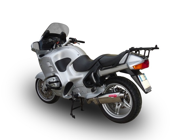 Pot echappement compatible avec Bmw R 1150 Rt 2000-2006, Trioval, Échappement légal, homologué,silencieux avec db killer amovible et tuyau de liaison spécifique 