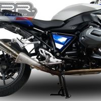Pot echappement compatible avec Bmw R 1200 Rs Lc 2017-2019, Powercone Evo, Échappement légal, homologué,silencieux avec db killer amovible et tuyau de liaison spécifique 