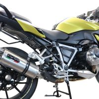 Pot echappement compatible avec Bmw R 1250 R -Rs 2019-2020, Dual Inox, Échappement légal, homologué,silencieux avec db killer amovible et tuyau de liaison spécifique 