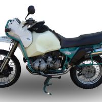 Pot echappement compatible avec Bmw R 80 Gs 1980-1987, Trioval, Échappement légal, homologué,silencieux avec db killer amovible et tuyau de liaison spécifique 