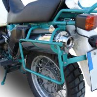 Pot echappement compatible avec Bmw R 80 Gs 1980-1987, Trioval, Échappement légal, homologué,silencieux avec db killer amovible et tuyau de liaison spécifique 
