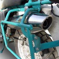 Pot echappement compatible avec Bmw R 80 Gs 1980-1987, Vintacone, Échappement légal, homologué,silencieux avec db killer amovible et tuyau de liaison spécifique 