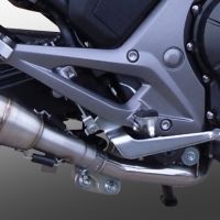 Pot echappement compatible avec Honda Nc 750 X - S Dct 2017-2015, Powercone Evo, Échappement légal, homologué,silencieux avec db killer amovible et tuyau de liaison spécifique 