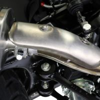 Pot echappement compatible avec Royal Enfield Himalayan 410 Diam.36mm 2017-2020, Albus Ceramic, Système complet homologué pour les marchés non européens 