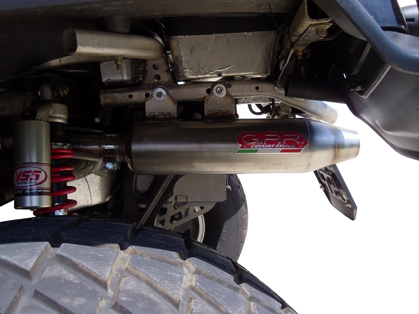 Pot echappement compatible avec Can Am Outlander 850 2016-2023, Deeptone Atv, Échappement légal, homologué,silencieux avec db killer amovible et tuyau de liaison spécifique 