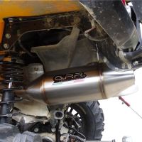 Pot echappement compatible avec Can Am Outlander 650 XMR 2013-2023, Deeptone Atv, Échappement légal, homologué,silencieux avec db killer amovible et tuyau de liaison spécifique 