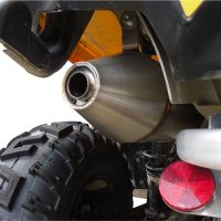 Pot echappement compatible avec Can Am Outlander 650 XMR 2013-2023, Deeptone Atv, Échappement légal, homologué,silencieux avec db killer amovible et tuyau de liaison spécifique 