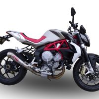 Pot echappement compatible avec Mv Agusta F3 800 2017-2020, Powercone Evo, Système complet homologué pour les marchés non européens 